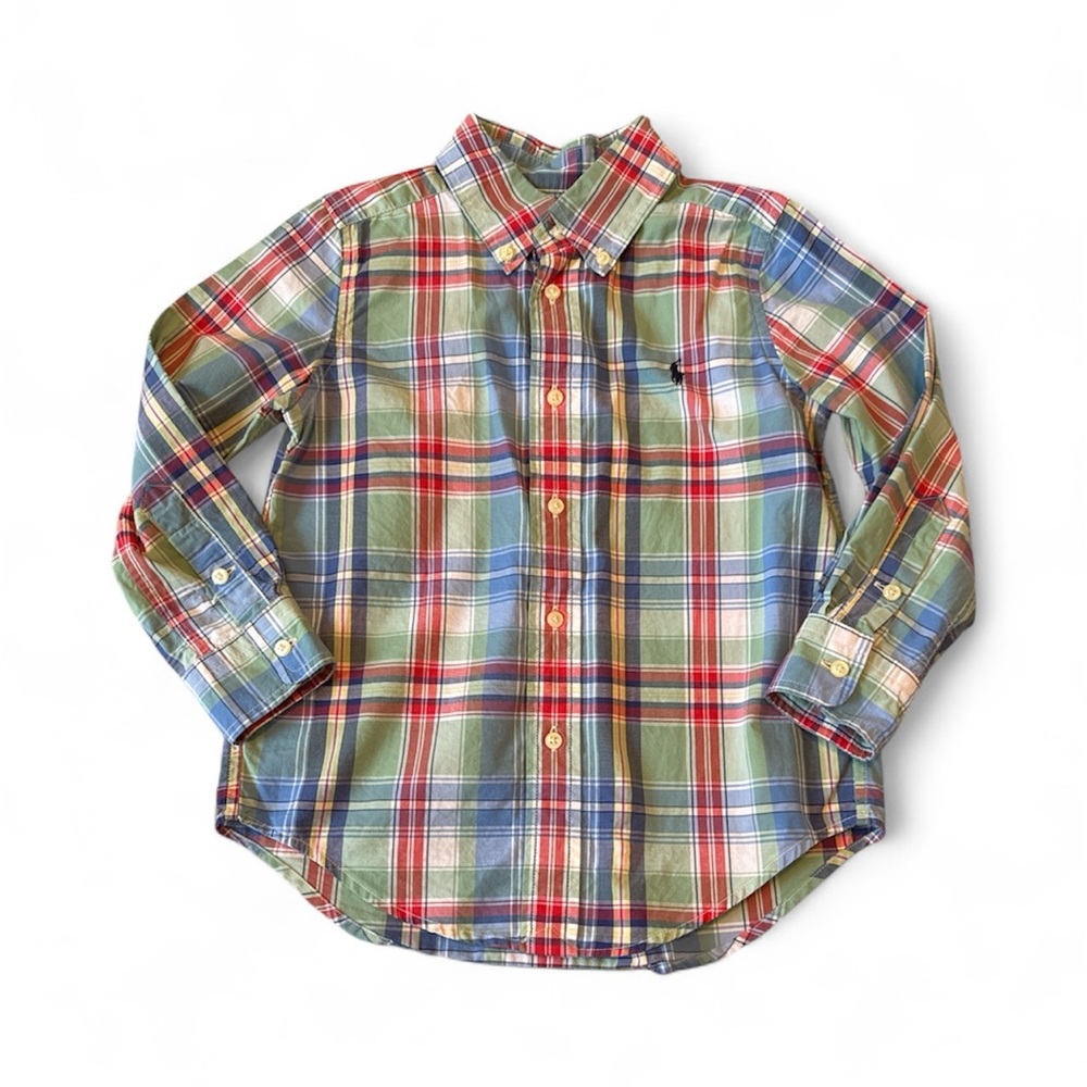 Ralph Lauren Multicolor Plaid Button Down Shirt